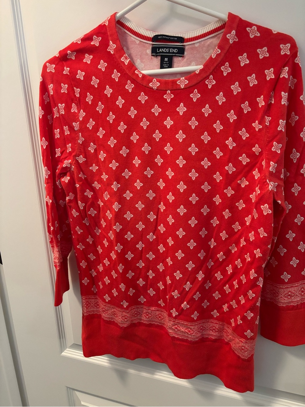 Lands' End Supima Cotton Sweater
